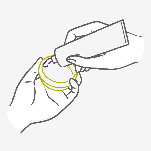 Fill the diaphragm up with spermicide Fill the diaphragm up with spermicide
